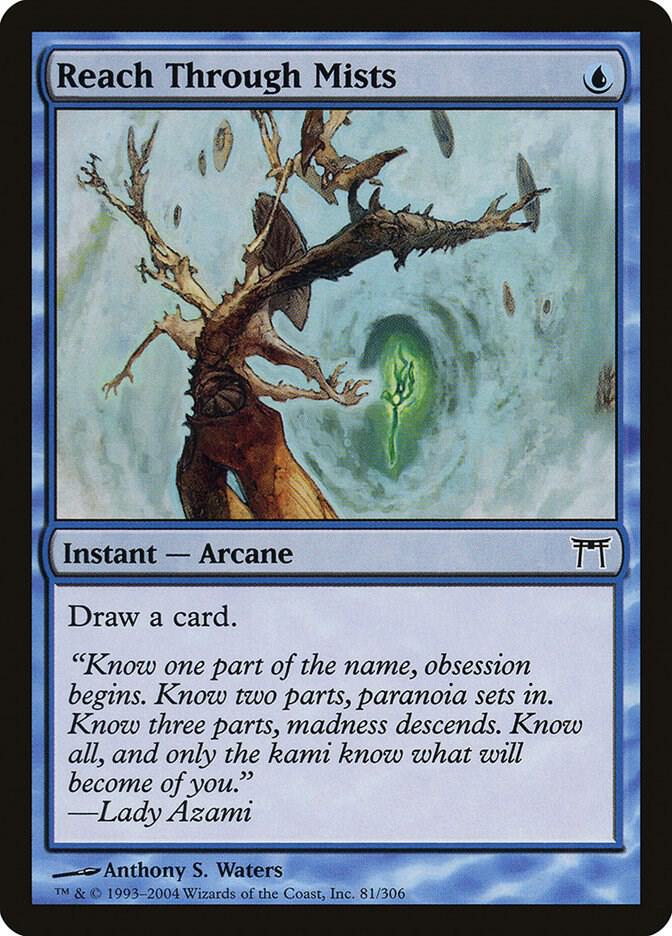 Reach Through Mists 81 card from Champions of Kamigawa