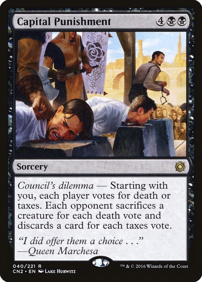 Capital Punishment 40 card from Conspiracy: Take the Crown