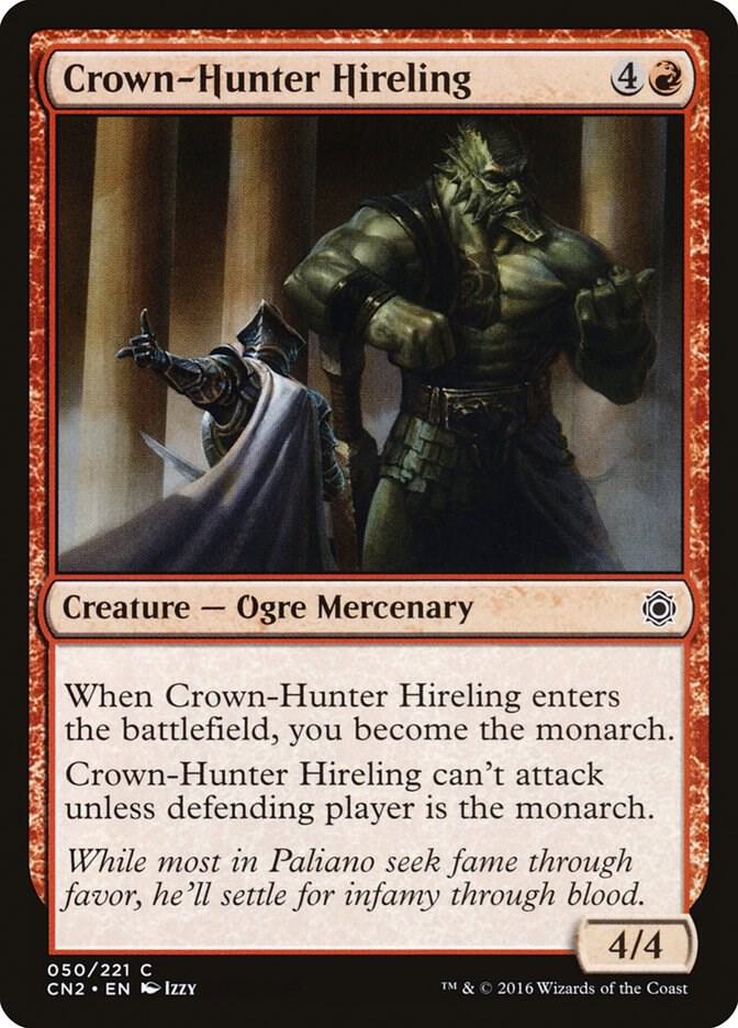 Crown-Hunter Hireling 50 card from Conspiracy: Take the Crown