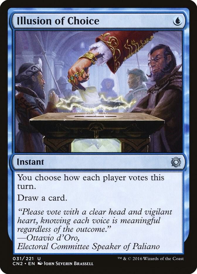 Illusion of Choice 31 card from Conspiracy: Take the Crown