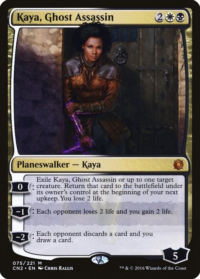 Kaya, Ghost Assassin 75 card from Conspiracy: Take the Crown