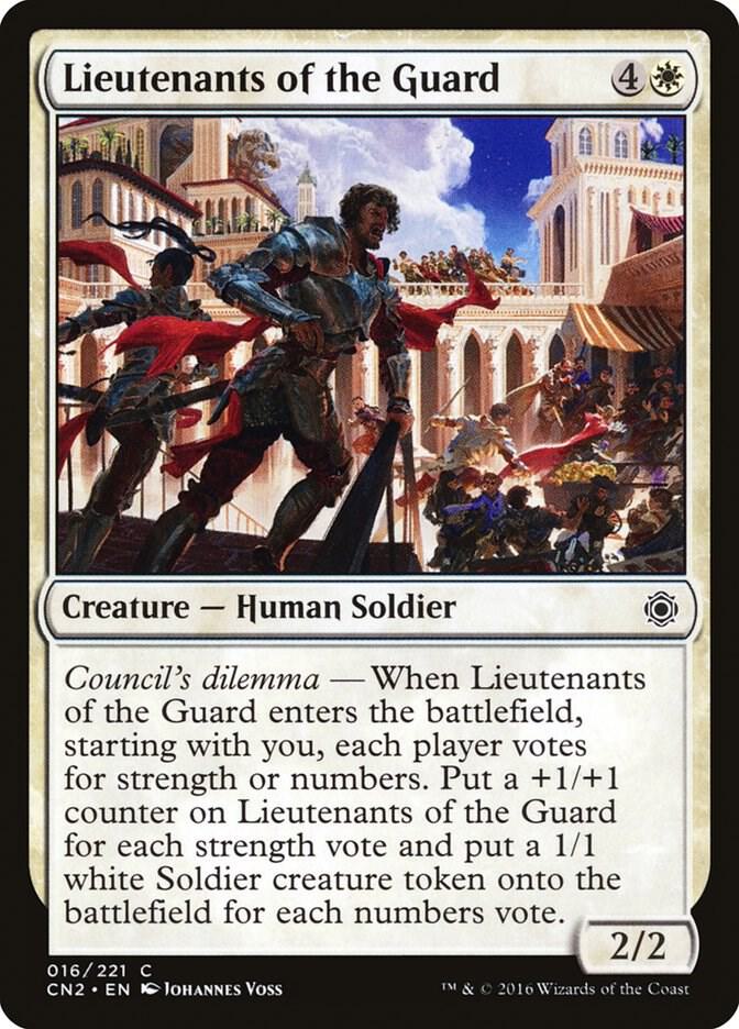 Lieutenants of the Guard 16 card from Conspiracy: Take the Crown