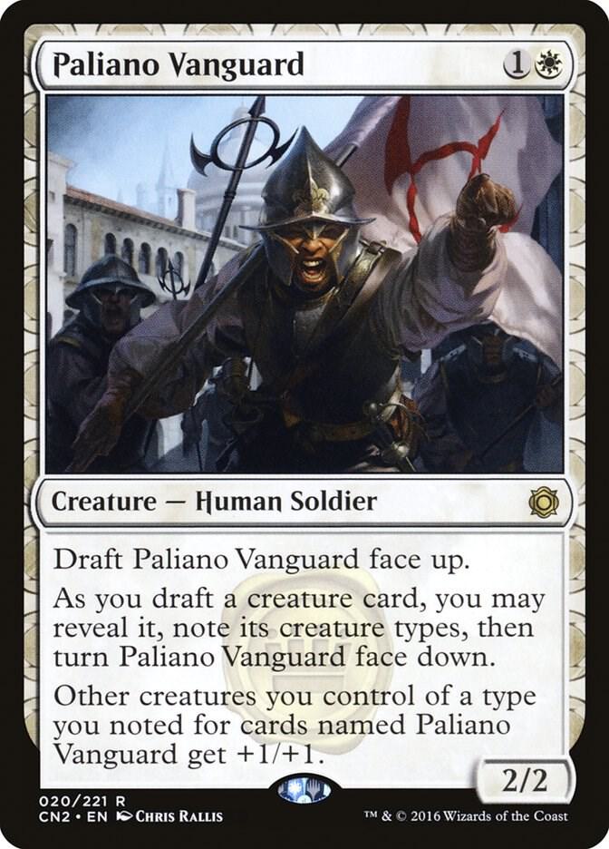 Paliano Vanguard 20 card from Conspiracy: Take the Crown