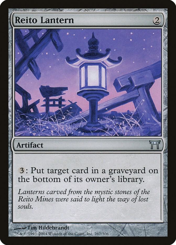 Reito Lantern 267 card from Champions of Kamigawa