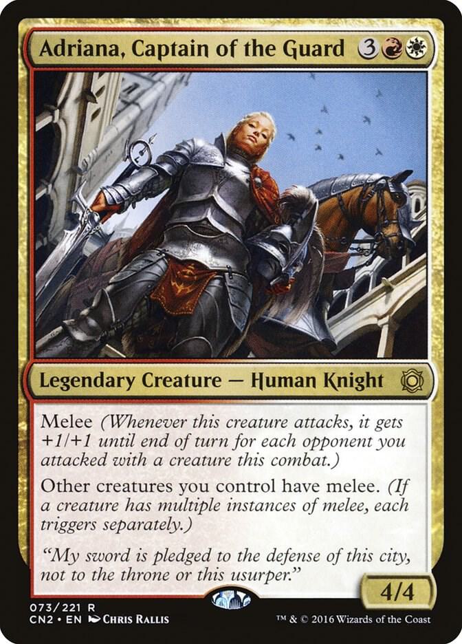 Adriana, Captain of the Guard 73 card from Conspiracy: Take the Crown