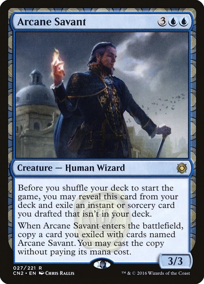 Arcane Savant 27 card from Conspiracy: Take the Crown