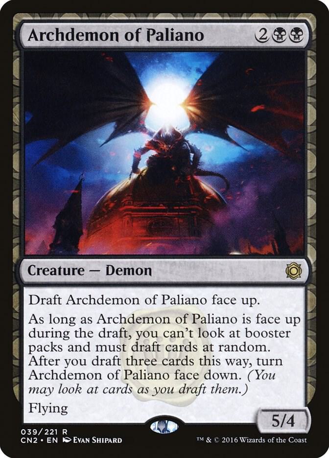 Archdemon of Paliano 39 card from Conspiracy: Take the Crown