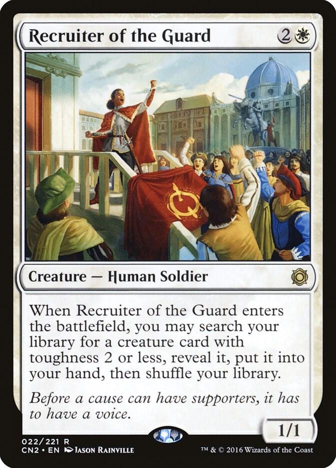 Recruiter of the Guard 22 card from Conspiracy: Take the Crown