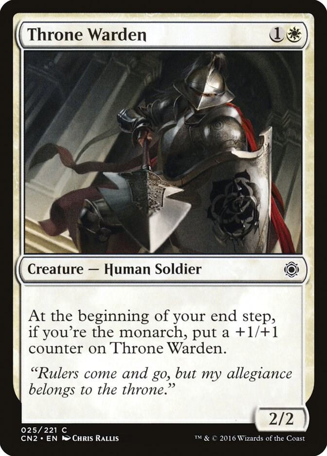 Throne Warden 25 card from Conspiracy: Take the Crown
