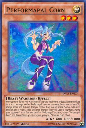 Performapal Corn DRL3-EN003 card from Dragons of Legend: Unleashed