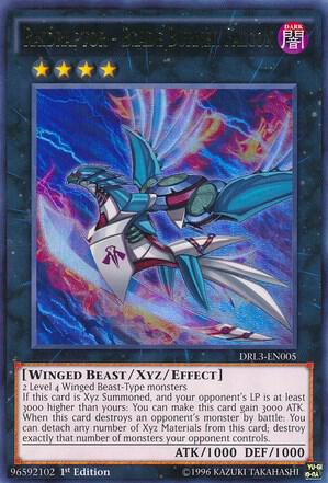 Raidraptor - Blade Burner Falcon DRL3-EN005 card from Dragons of Legend: Unleashed