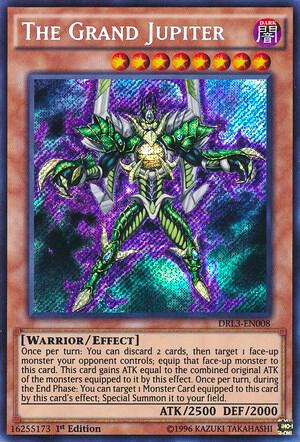 The Grand Jupiter DRL3-EN008 card from Dragons of Legend: Unleashed