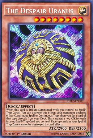 The Despair Uranus DRL3-EN009 card from Dragons of Legend: Unleashed