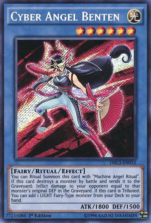 Cyber Angel Benten DRL3-EN012 card from Dragons of Legend: Unleashed