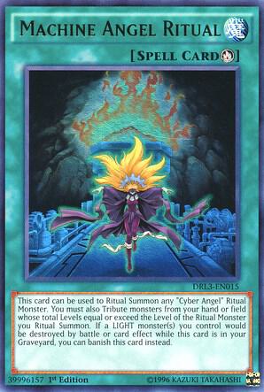 Machine Angel Ritual DRL3-EN015 card from Dragons of Legend: Unleashed