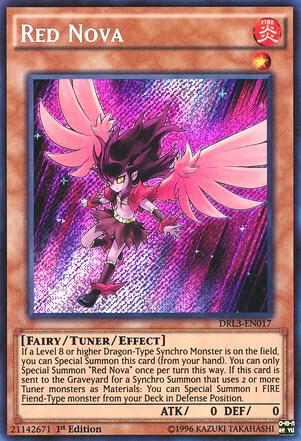 Red Nova DRL3-EN017 card from Dragons of Legend: Unleashed