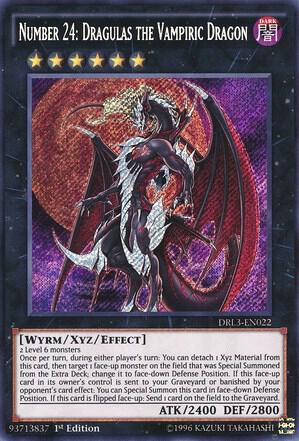 Number 24: Dragulas the Vampiric Dragon DRL3-EN022 card from Dragons of Legend: Unleashed