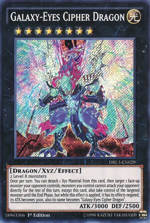 Galaxy-Eyes Cipher Dragon DRL3-EN029 card from Dragons of Legend: Unleashed