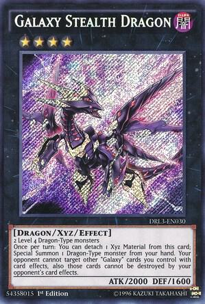 Galaxy Stealth Dragon DRL3-EN030 card from Dragons of Legend: Unleashed