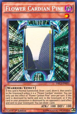 Flower Cardian Pine DRL3-EN031 card from Dragons of Legend: Unleashed