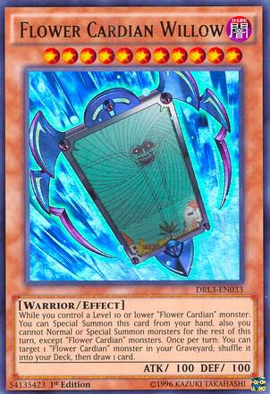 Flower Cardian Willow DRL3-EN033 card from Dragons of Legend: Unleashed