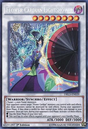 Flower Cardian Lightshower DRL3-EN039 card from Dragons of Legend: Unleashed