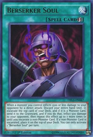 Berserker Soul DRL3-EN047 card from Dragons of Legend: Unleashed