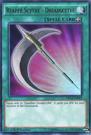 Reaper Scythe - Dreadscythe DRL3-EN050 card from Dragons of Legend: Unleashed