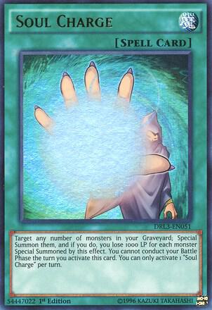 Soul Charge DRL3-EN051 card from Dragons of Legend: Unleashed