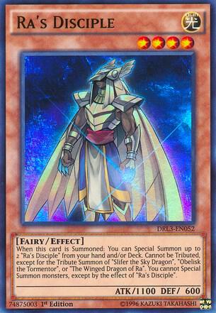 Ra's Disciple DRL3-EN052 card from Dragons of Legend: Unleashed