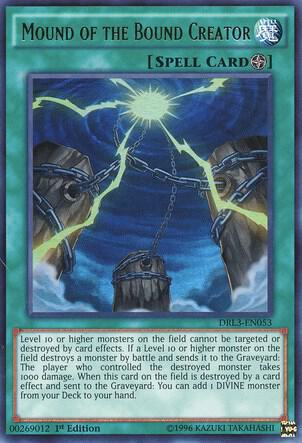 Mound of the Bound Creator DRL3-EN053 card from Dragons of Legend: Unleashed
