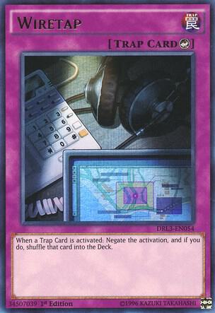 Wiretap DRL3-EN054 card from Dragons of Legend: Unleashed