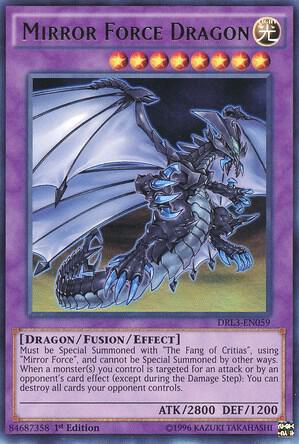 Mirror Force Dragon DRL3-EN059 card from Dragons of Legend: Unleashed