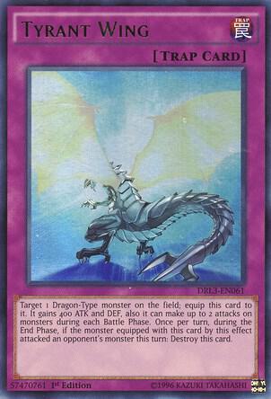 Tyrant Wing DRL3-EN061 card from Dragons of Legend: Unleashed