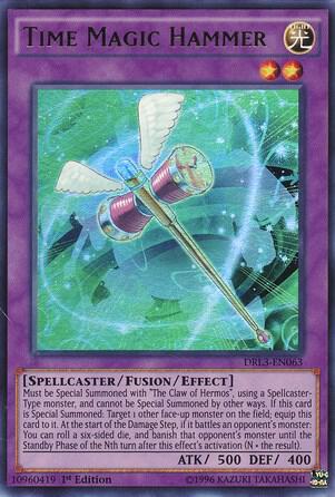 Time Magic Hammer DRL3-EN063 card from Dragons of Legend: Unleashed
