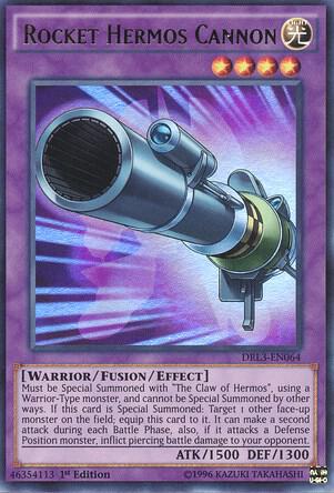 Rocket Hermos Cannon DRL3-EN064 card from Dragons of Legend: Unleashed