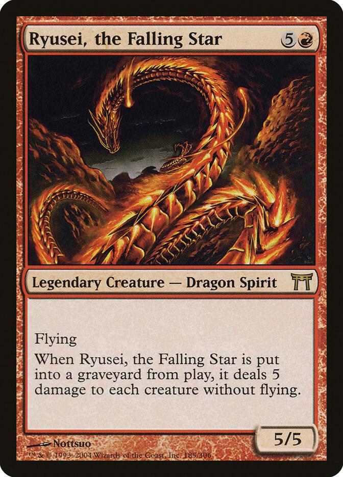Ryusei, the Falling Star 185 card from Champions of Kamigawa
