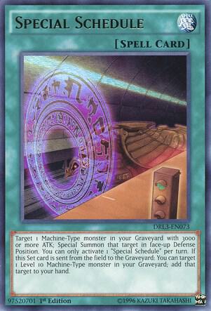 Special Schedule DRL3-EN073 card from Dragons of Legend: Unleashed