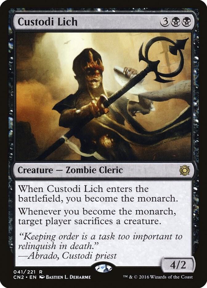 Custodi Lich 41 card from Conspiracy: Take the Crown