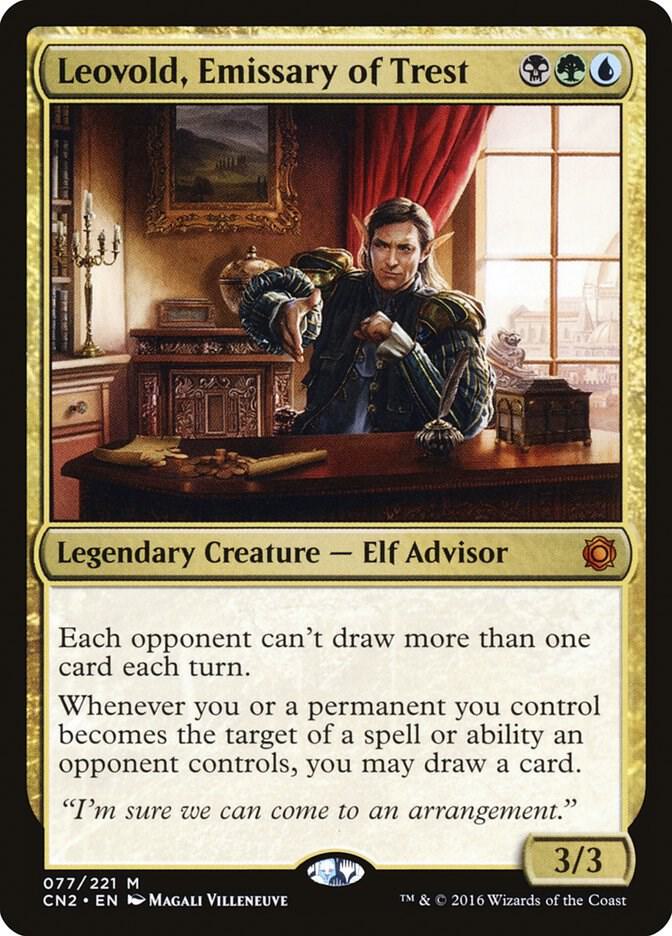 Leovold, Emissary of Trest 77 card from Conspiracy: Take the Crown