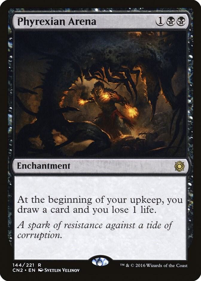 Phyrexian Arena 144 card from Conspiracy: Take the Crown