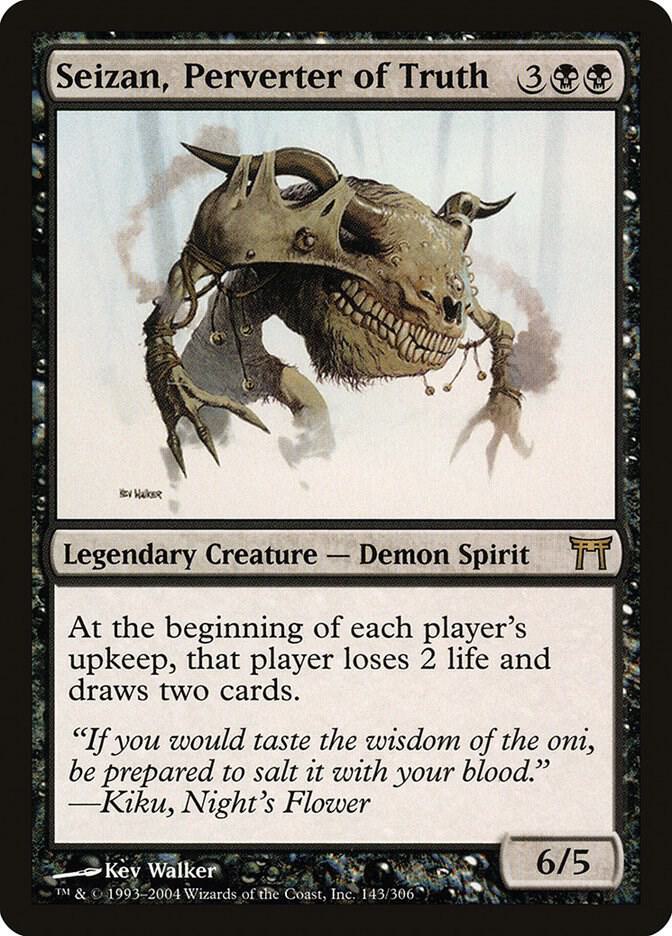 Seizan, Perverter of Truth 143 card from Champions of Kamigawa