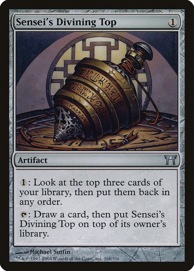 Sensei's Divining Top 268 card from Champions of Kamigawa