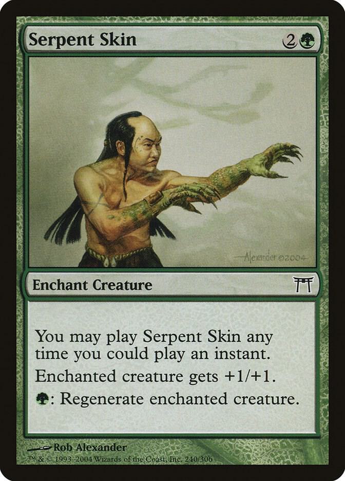 Serpent Skin 240 card from Champions of Kamigawa
