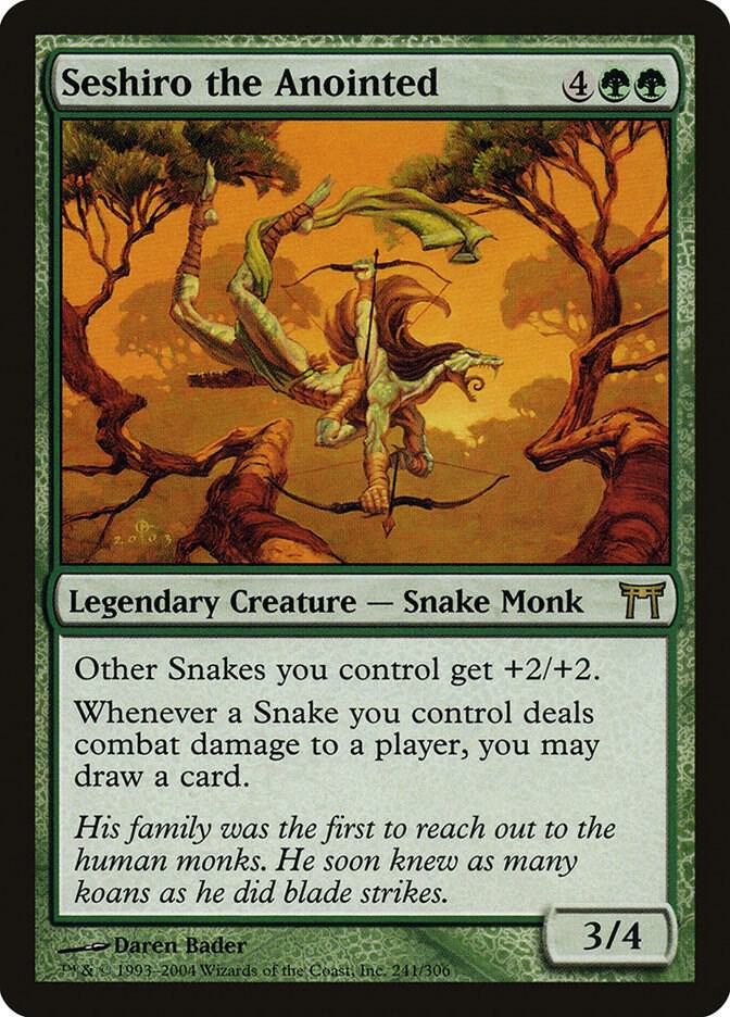 Seshiro the Anointed 241 card from Champions of Kamigawa