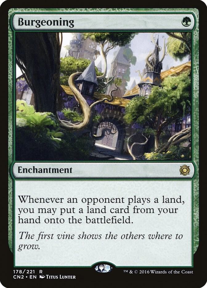 Burgeoning 178 card from Conspiracy: Take the Crown