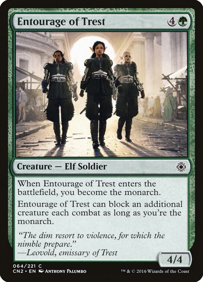 Entourage of Trest 64 card from Conspiracy: Take the Crown