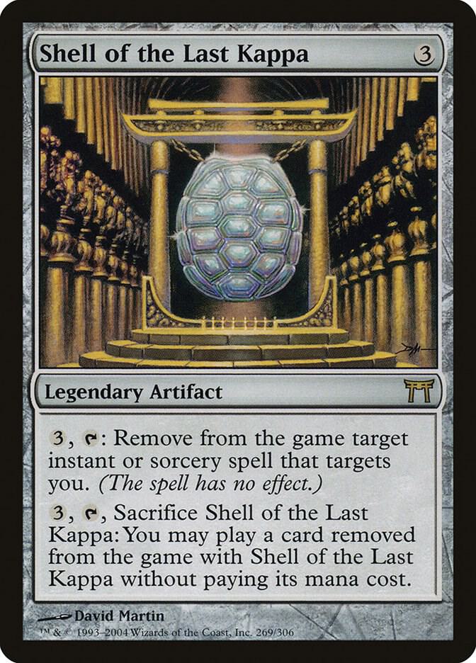 Shell of the Last Kappa 269 card from Champions of Kamigawa