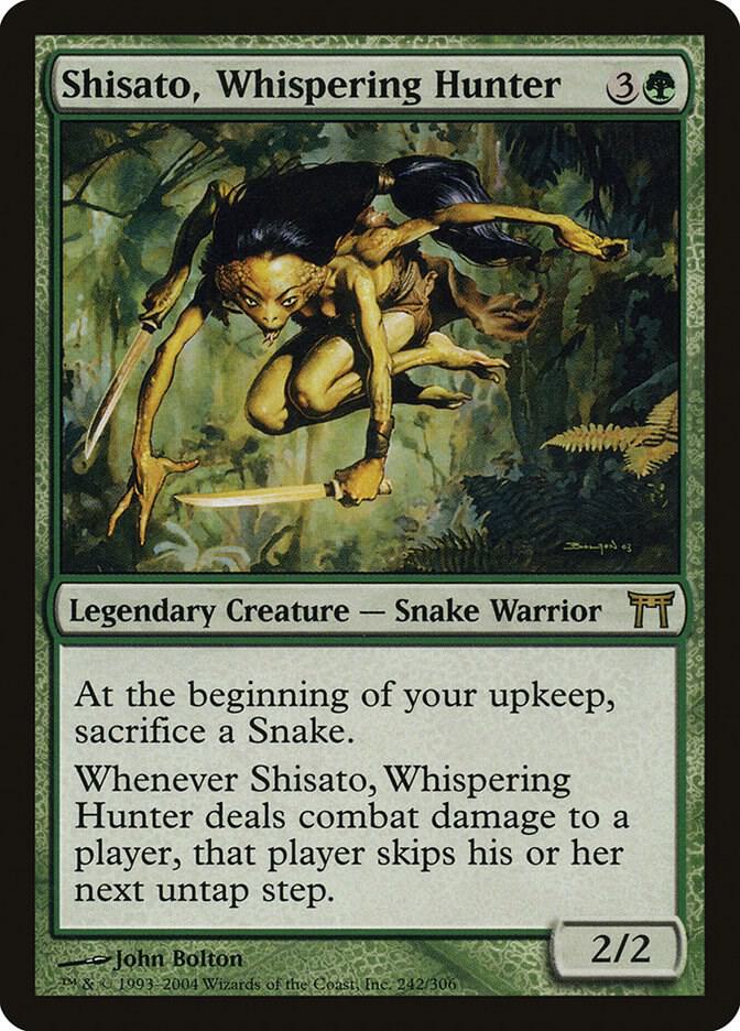 Shisato, Whispering Hunter 242 card from Champions of Kamigawa