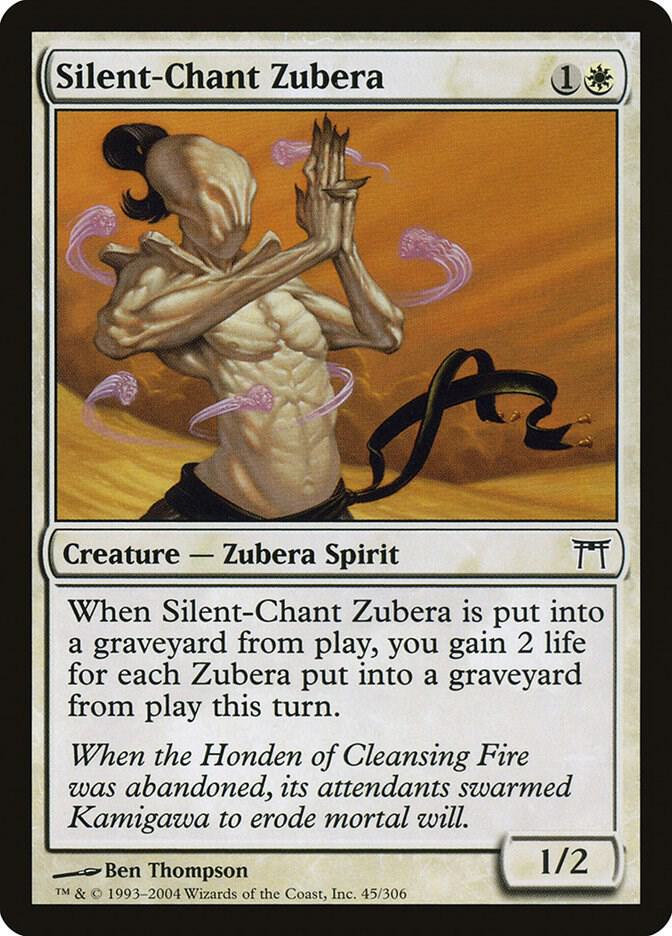 Silent-Chant Zubera 45 card from Champions of Kamigawa
